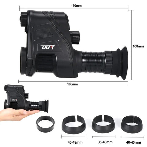 UU&T Night Vision System Size Chart Lightweight Compact