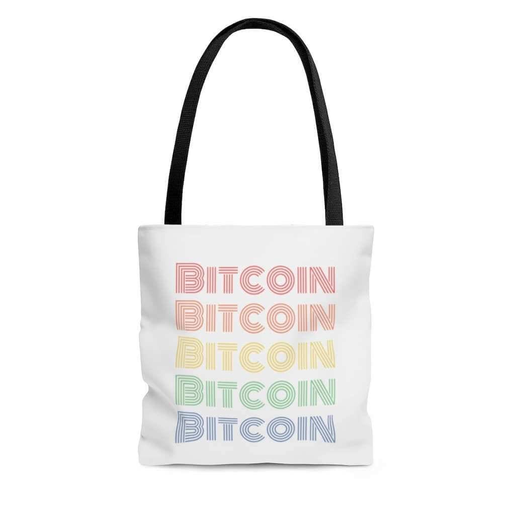 bitcoins tote bag