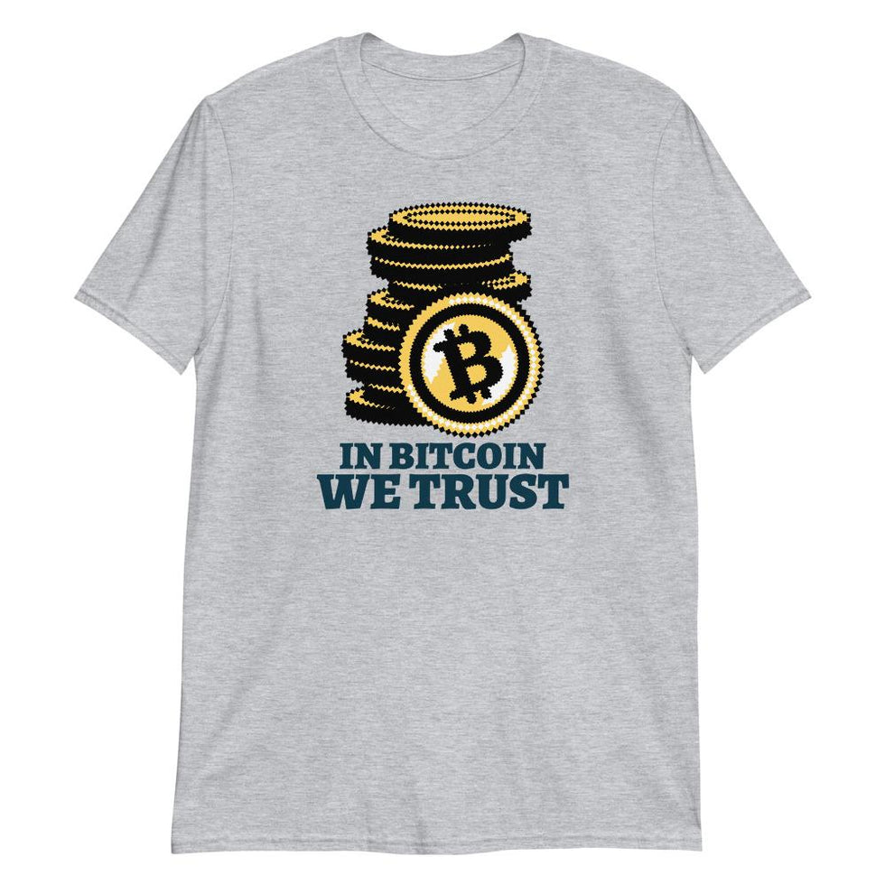 In Bitcoin We Trust Unisex T-Shirt | The Bitcoin Wardrobe