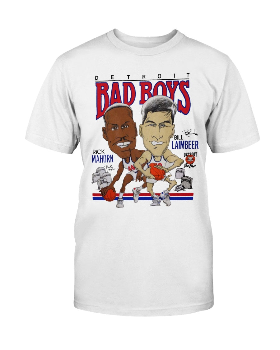 detroit pistons bad boys t shirt