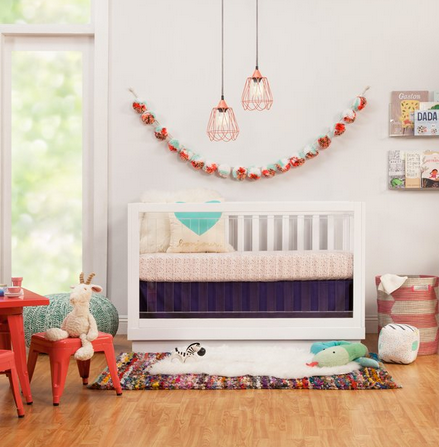 baby crib acrylic