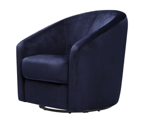navy blue glider chair
