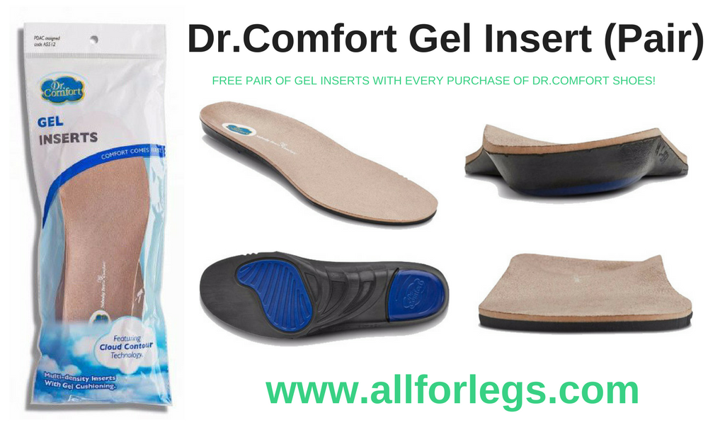 Dr.Comfort Gel Inserts (Pair) | www.allforlegs.com