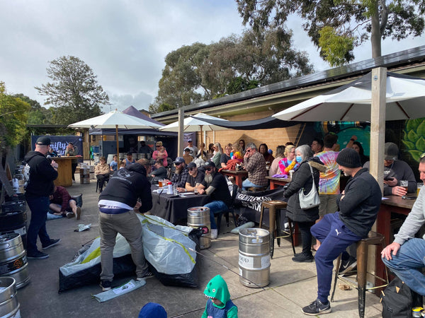 Dad Olympics Arena at Mclaren Vale Brewery