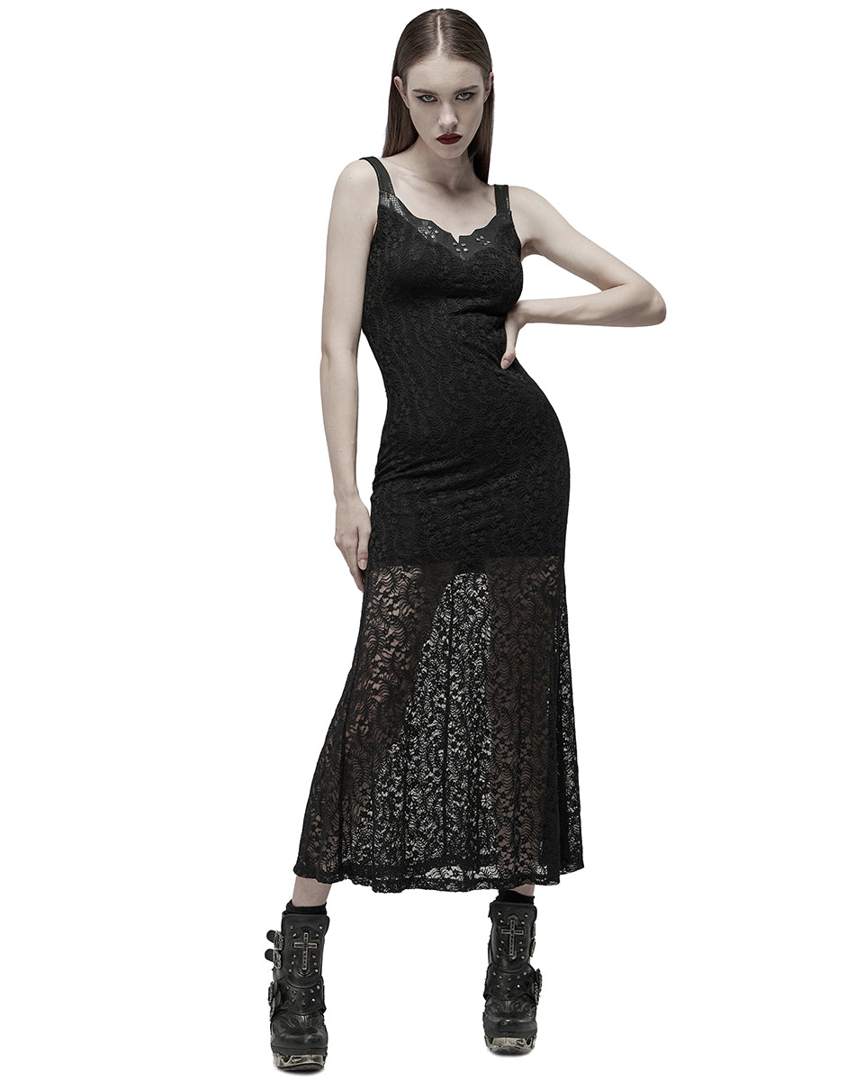 Punk Rave Lavinia Gothic Lace Maxi Dress – Violent Delights