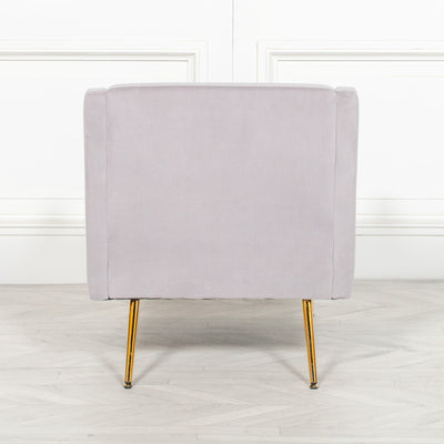 Maison Reproductions Grey Velvet Soft Chair - The Pack Design