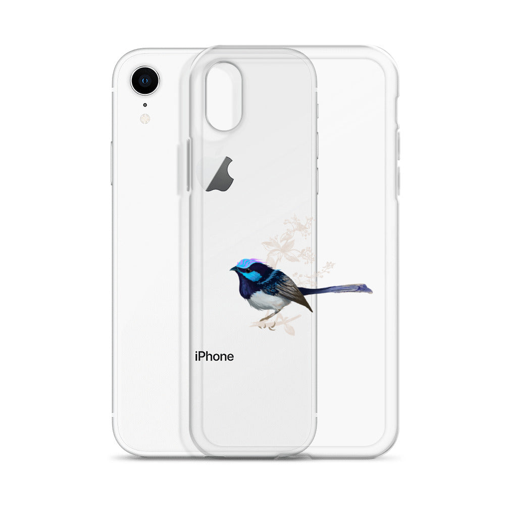 Forest Wren Blue Bird - iPhone Case