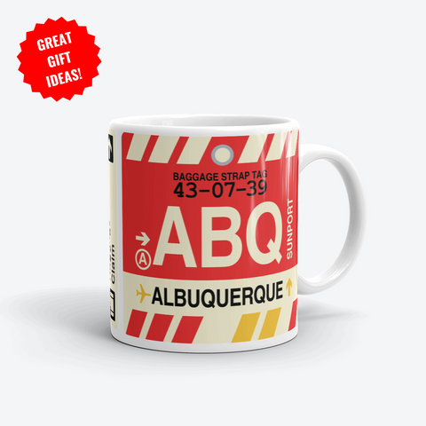 Albuquerque Corporate Gifts - ABQ Airport Code Merchandise - YHM Designs