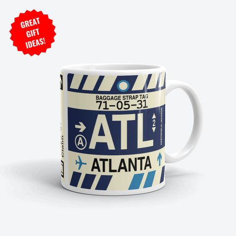 Atlanta Corporate Gifts - ATL Airport Code Merchandise - YHM Designs