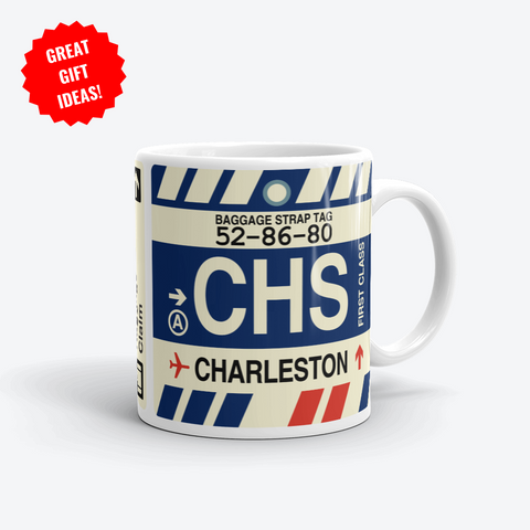 Charleston Corporate Gifts - CHS Airport Code Merchandise - YHM Designs