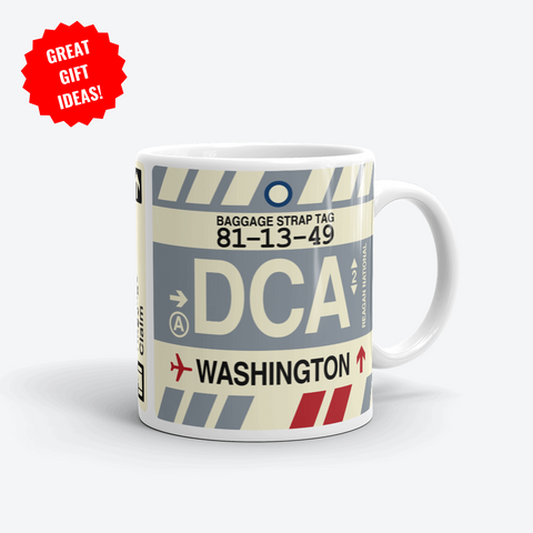 Washington D.C. Corporate Gifts - DCA & IAD Airport Code Merchandise - YHM Designs