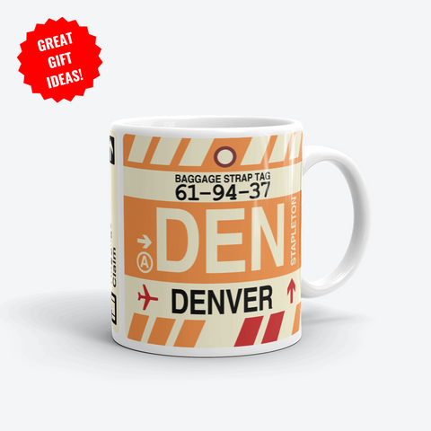 Denver Corporate Gifts - DEN Airport Code Merchandise - YHM Designs