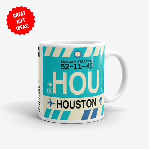 Houston Corporate Gifts - HOU & IAH Airport Code Merchandise - YHM Designs