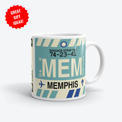 Memphis Corporate Gifts - MEM Airport Code Merchandise - YHM Designs