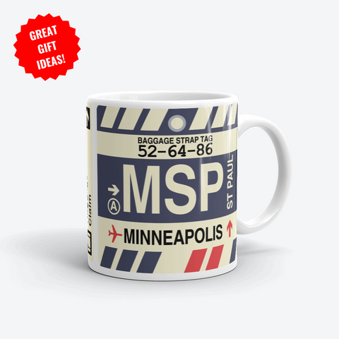 Minneapolis Corporate Gifts - MSP Airport Code Merchandise - YHM Designs
