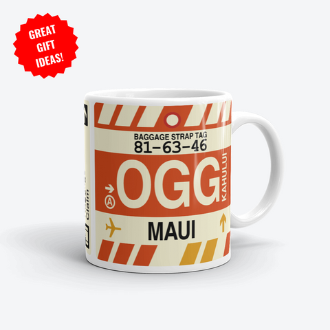 Maui Corporate Gifts - OGG Airport Code Merchandise - YHM Designs