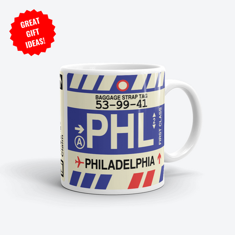 Philadelphia Corporate Gifts - PHL Airport Code Merchandise - YHM Designs