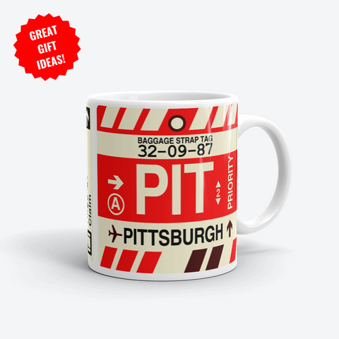 Pittsburgh Corporate Gifts - PIT Airport Code Merchandise - YHM Designs