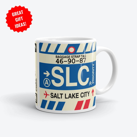 Salt Lake City Corporate Gifts - SLC Airport Code Merchandise - YHM Designs