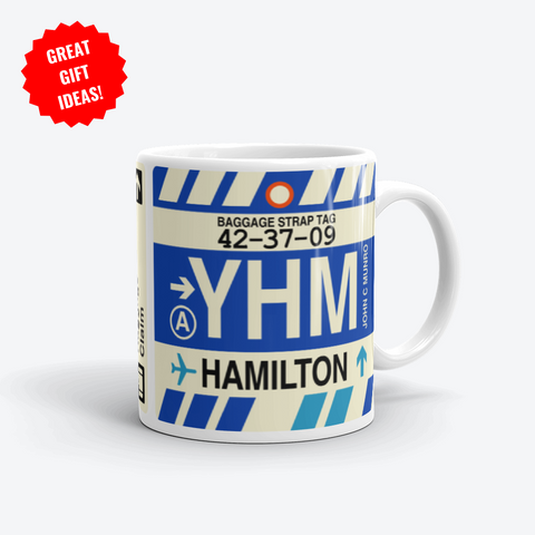 Hamilton Local Gifts - YHM Airport Code Merchandise - YHM Designs