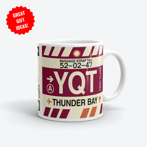 Thunder Bay Corporate Gifts - YQT Airport Code Merchandise - YHM Designs