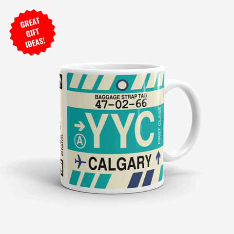 Calgary Corporate Gifts - YYC Airport Code Merchandise - YHM Designs