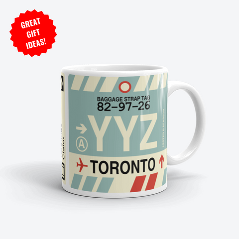 Toronto Birthday Gifts - YYZ Airport Code Merchandise - YHM Designs