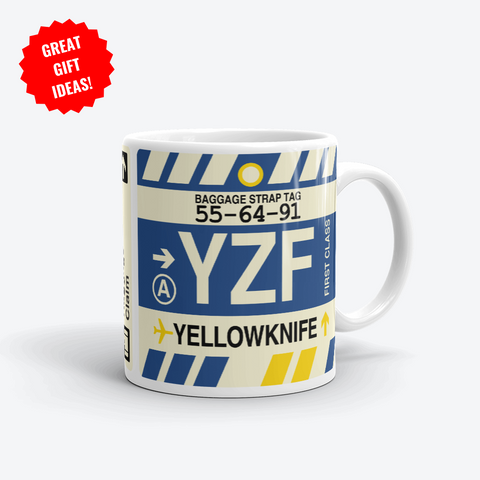 Yellowknife Corporate Gifts - YZF Airport Code Merchandise - YHM Designs