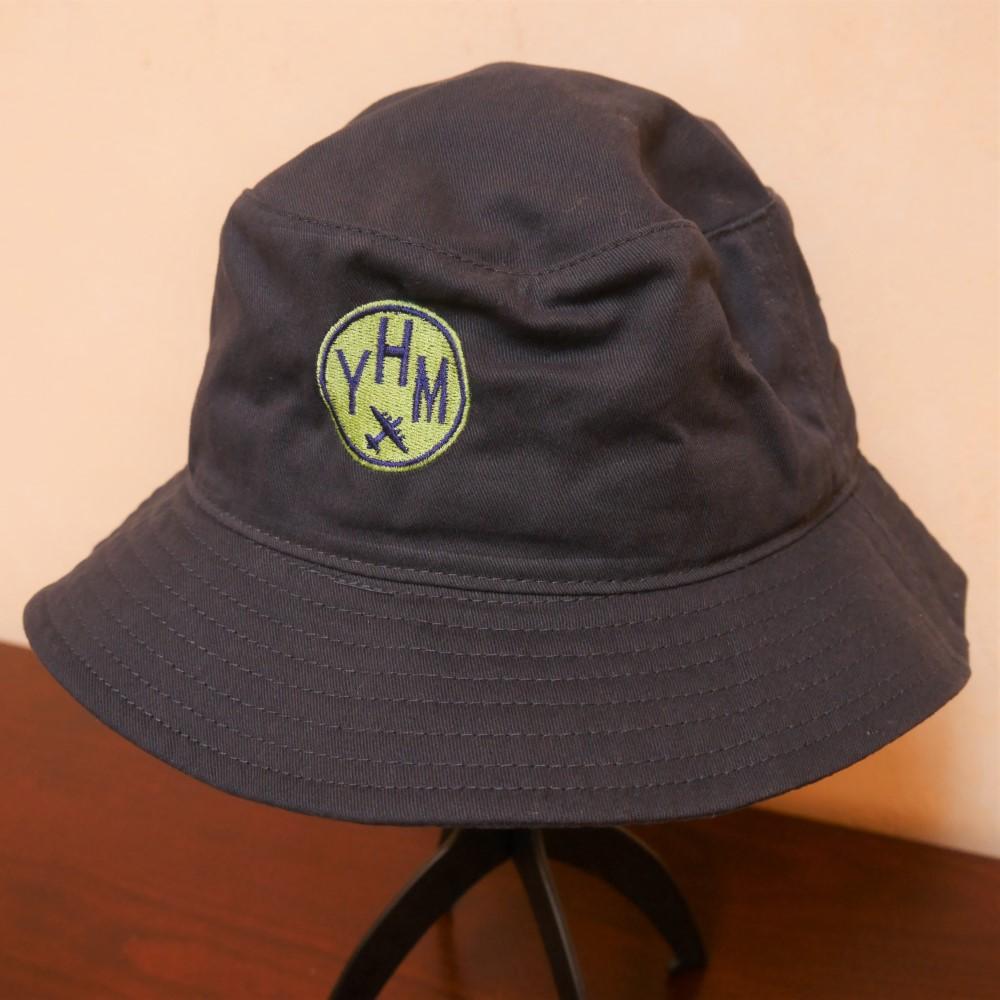 YHM Designs - VIE Vienna Old School Cool Bucket Hat with Airport Code - Travel Gifts for Him and Her - Roundel Design with Vintage Airplane - Image 7