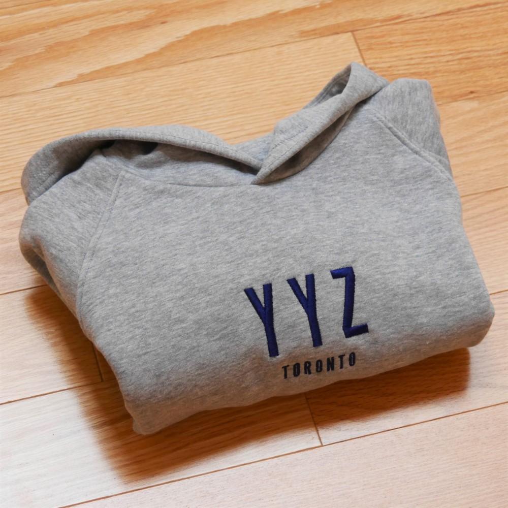 YHM Designs - ATL Atlanta Kid's Sustainable Eco Hoodie - Embroidered with City Name and Airport Code - Image 06