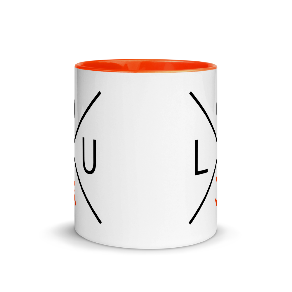 YHM Designs - LOU Louisville Airport Code Coffee Mug - Crossed-X Design with Vintage Aircraft - Image 05