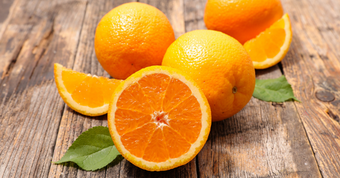 orange - best vitamins hair loss