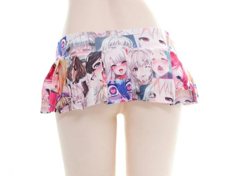 HD wallpaper anime girls blonde school uniform short skirt popsicle   Wallpaper Flare