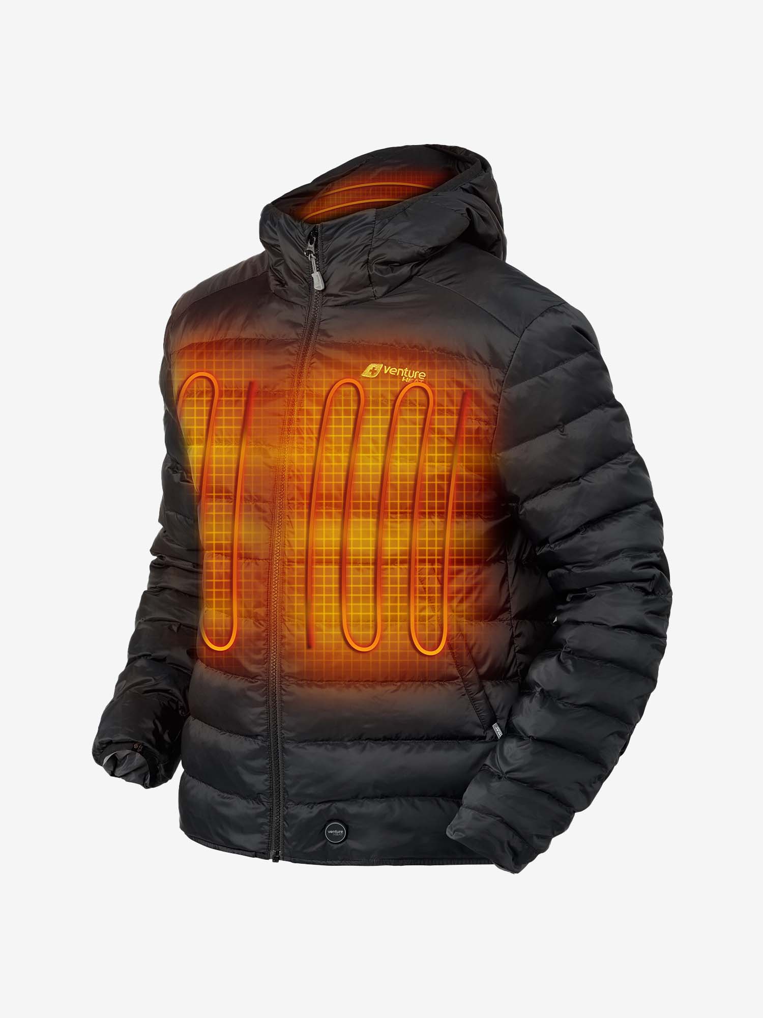 Men's MAX 26W Heated Down Jacket with HeatSync - Venture Heat product image