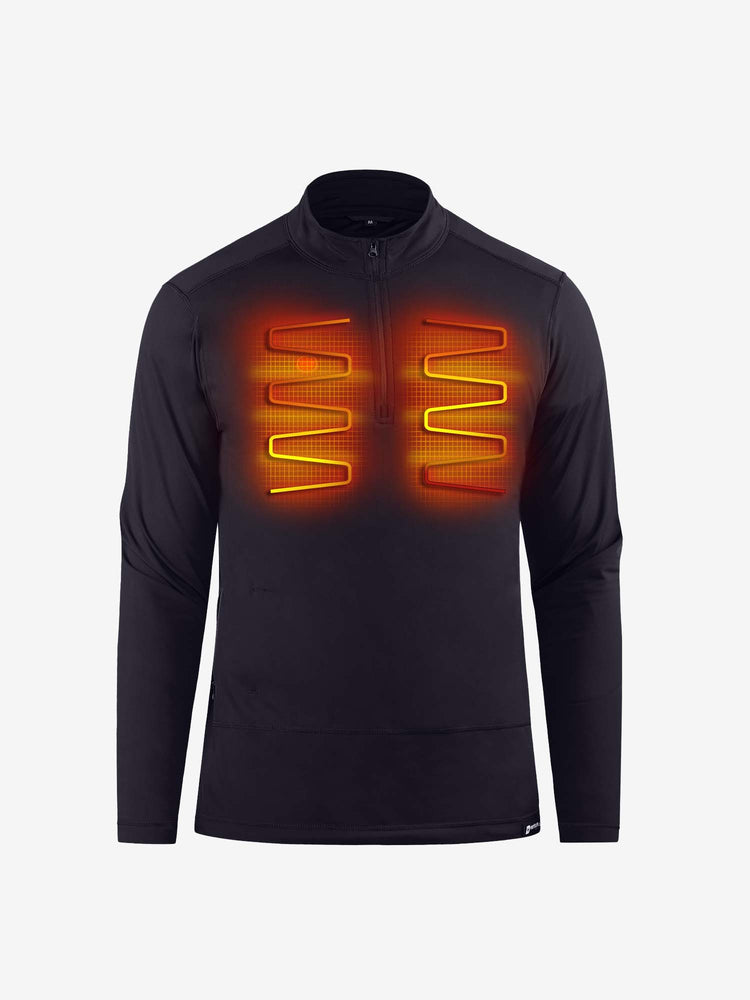 Best Deal for Heated Thermal Long Sleeve T Shirts APP Intelligent Control