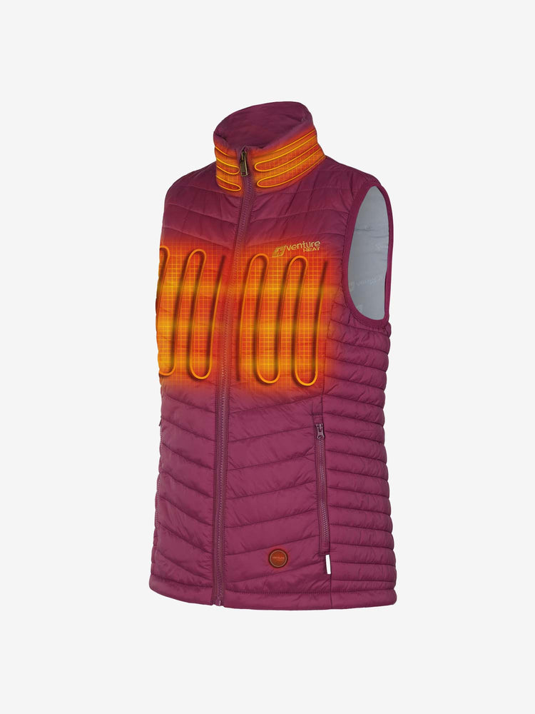 Women's Bluetooth Heated Jacket with Battery Pack Included - App