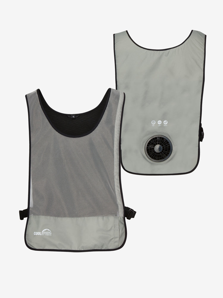 Venture Heat Air Conditioned Wearable Fan Cooling Vest - Gray