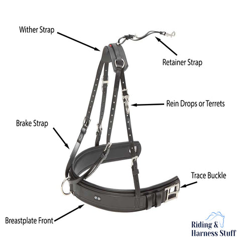 Driving Harness Breastplate Parts
