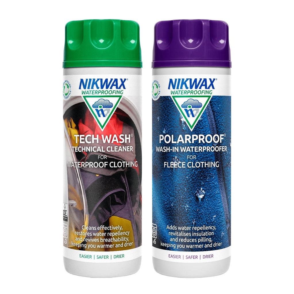 Nikwax Tech Wash/Softshell Proof Twin Pack from Nikwax – Riding & Harness  Stuff