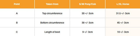 Equilibrium Over Reach Boot Size guide