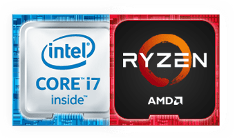 i5 or i7 processor logos