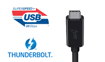 USB 3.1 Type C cable.