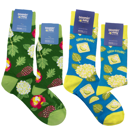 Custom branded socks for Bloomin' Easy