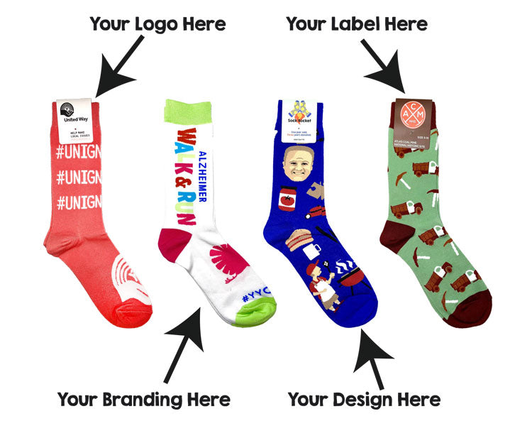 custom branded socks for your business