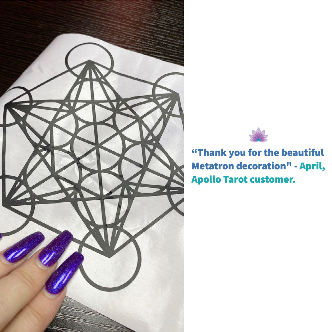 Metatron Vinyl Sticker Review | Apollo Tarot