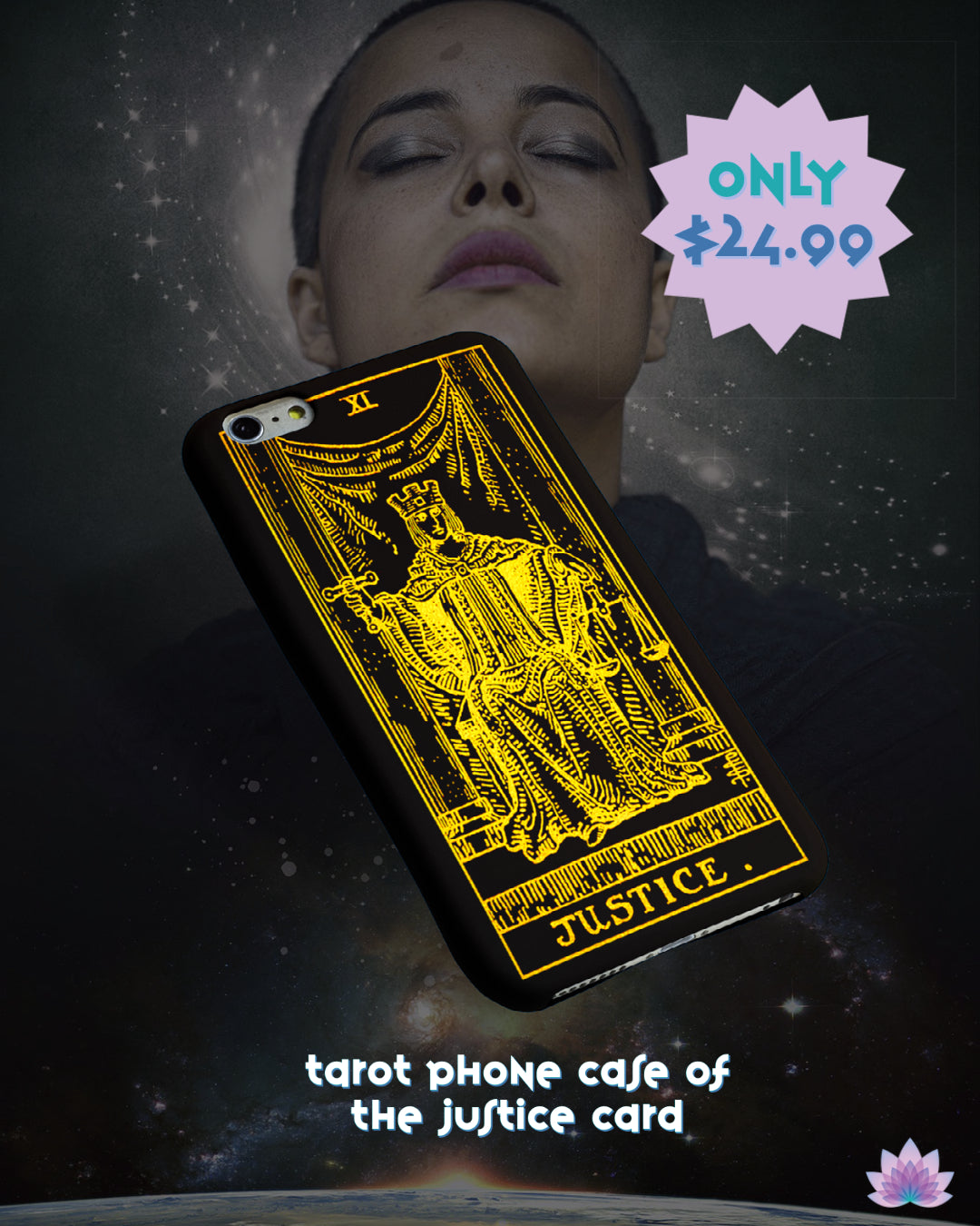 New Moon in Libra Tarot Spread | Apollo Tarot | Phone Case Of The Justice Tarot Card