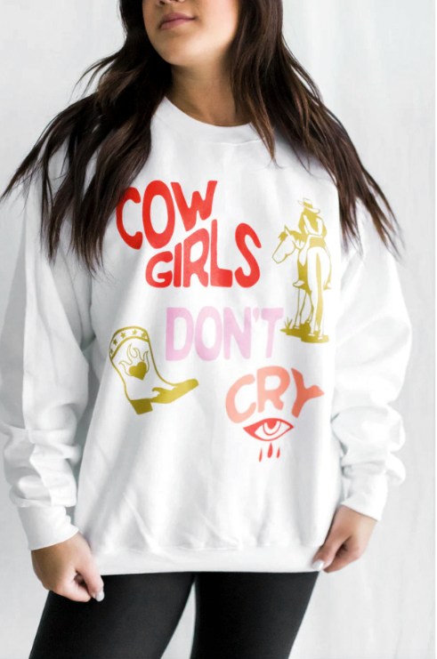 【XLサイズ】girls don't cry crew neck sweat