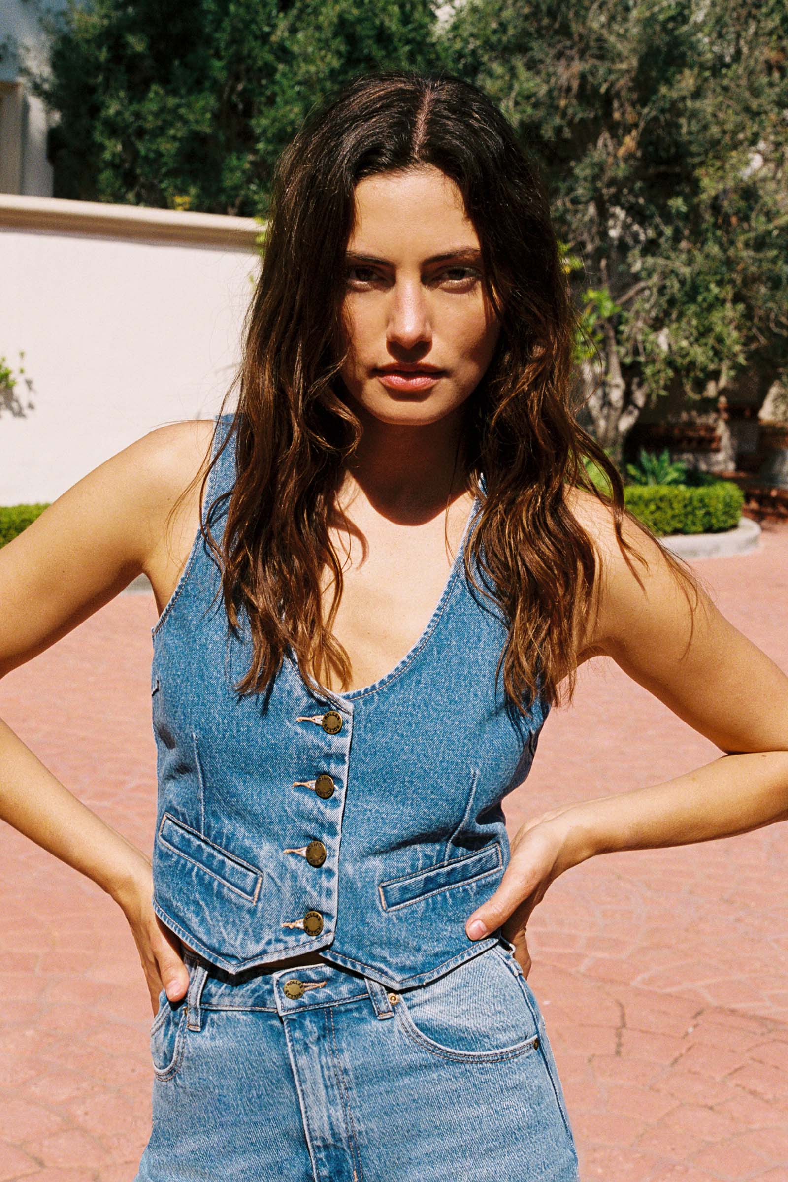 Buy Dallas Vest - Chloe Recycled Online | Rollas Jeans