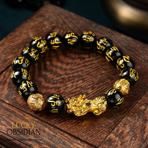 Feng Shui Black Obsidian Bracelet | Lucky Obsidian