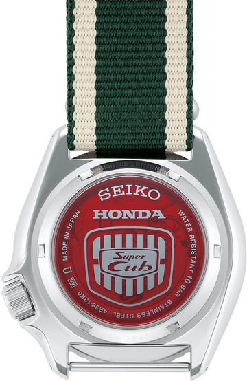 Seiko 5 100M X Honda Super Cub Limited Edition Automatic Watch SRPJ49K –  Diligence1International